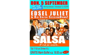 Edsel Juliet & his Salsa Session Band in Huis Verloren