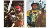 Monty albumplaatje Lange Pier en Monty albumplaatje Gelre sergeant te paard uit 1970
