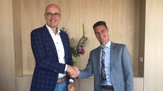 Wiebe de Boer (CEO van ilionx) en Ariën Vestering (algemeen directeur en oprichter van ICTZ)