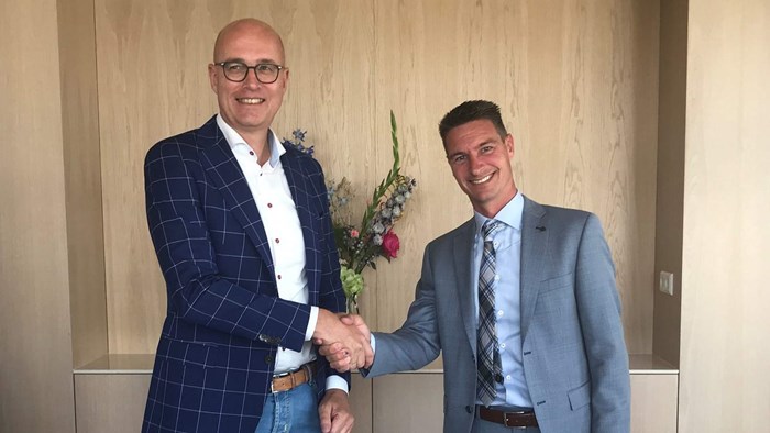 Wiebe de Boer (CEO van ilionx) en Ari&#235;n Vestering (algemeen directeur en oprichter van ICTZ)