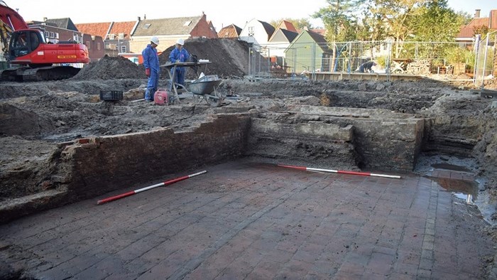 Opgravingen Nieuwe Noord Gebouw 16de eeuw