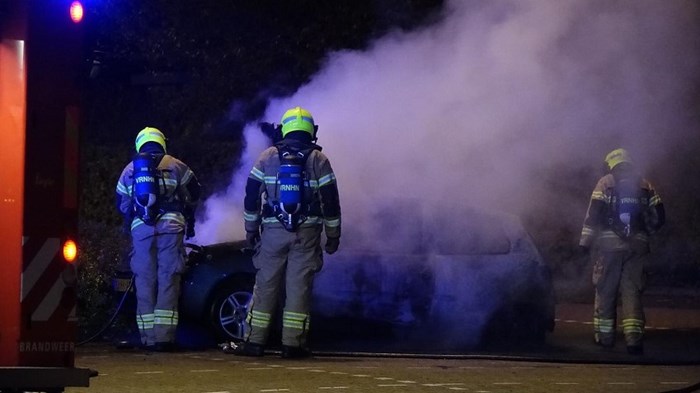 Auto in brand in Enkhuizen 4
