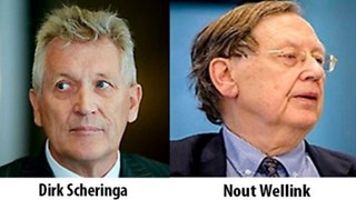 Dirk Scheringa en Nout Wellink