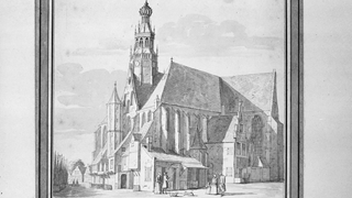 Grote Kerk te Hoorn door Cornelis Pronk