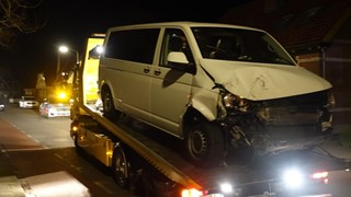 Drie auto's total loss in Berkhout 3