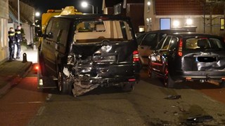 Drie auto's total loss in Berkhout 4