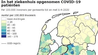 Coronabesmettingen NL per 6 april 2020