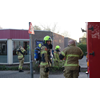 Brandje geblust achter basisschool in Enkhuizen