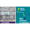 Publiekscampagne Hoornse openbare ruimte: houd 1,5 meter afstand