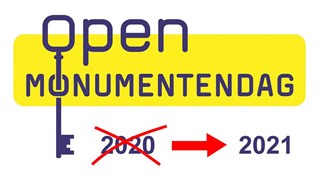 Open Monumentendag 2020 gaat niet door