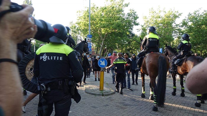 Rellen in Hoorn na Coen demonstratie6