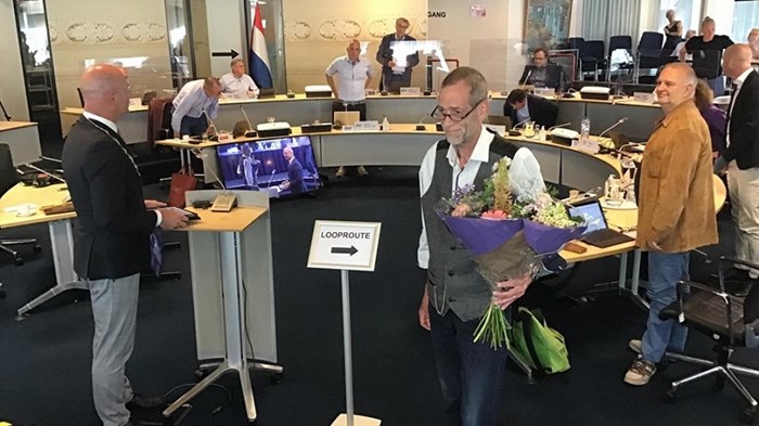 Dirk van der Duin neemt afscheid gemeenteraad