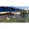 Politieauto botst met trein in Hoorn, treinverkeer stilgelegd