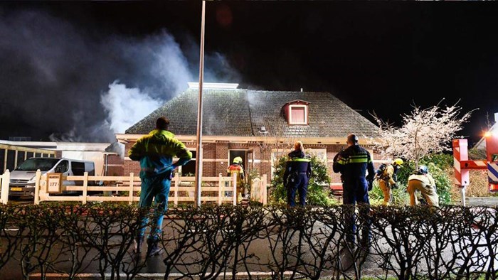 Huis aan het Keern in brand6