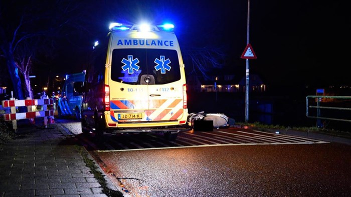 Scooterrijder verongelukt in Berkhout
