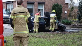 Brand in auto in Westwoud 2