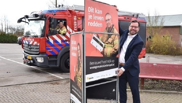 Burgemeester Pijl lanceert brand- en valpreventiecampagne