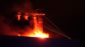 Brand bij Schilder Vis in Enkhuizen