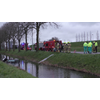 Auto bij de Lageweg in Hoorn te water geraakt