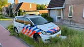 Politieauto crasht in Zwaag1