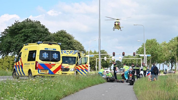 Traumahelikopter ingezet bij ongeluk Schellinkhout 2