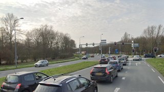 Verkeerslichten op provinciale weg Hoorn