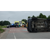 Ongeval met drie auto's in Lutjebroek