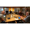 Ad Geerdink (WFM), René Assendelft (HL) en Rob Brandhoff (CDA) gasten in Radio Actueel