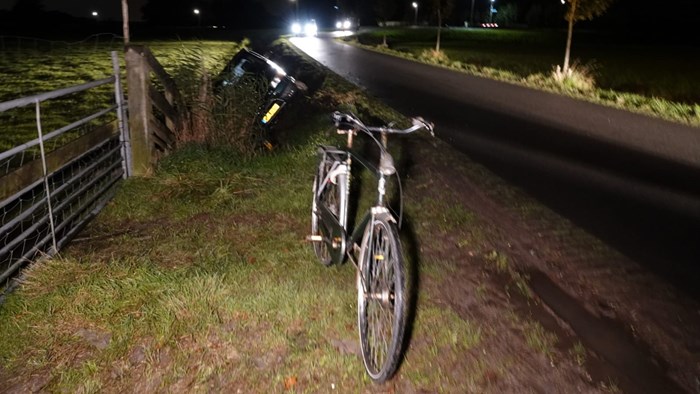 Ook fietser betrokken bij ongeval in Hoogwoud