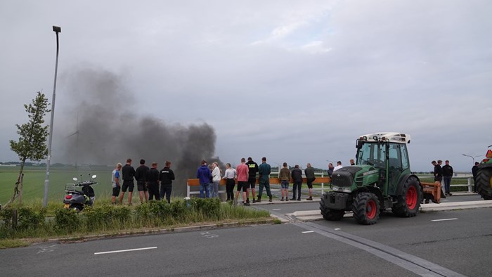 Boerenprotest Zwaagdijk