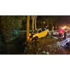 Dronken automobilist raakt gewond bij ongeval in Wognum