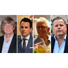 Te gast bij Radio Actueel: Arnoud Schaake (Oud Hoorn), Mitchel Sluis (VVD), Frank van Rooij (HL) en René Assendelft (wethouder)