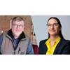 Gasten bij Radio Actueel: Karin Hakhoff (wethouder) en Ton Heijboer (voorzitter van de Stichting Hulp vanuit de Westfriese kerken)
