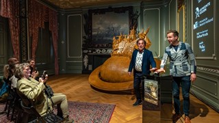 Ad Geerdink en Axel Boomgaars openen 'Het verhaal van Hoorn'