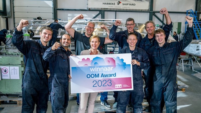 Habbek&#233; Shipyard wint OOM Award 2023 Noord-Holland