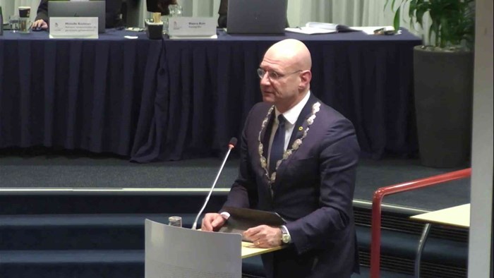 Burgemeester Jan Nieuwenburg over naamgeving straten