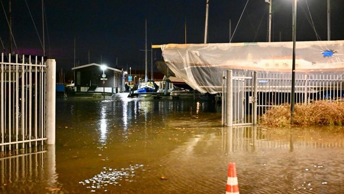 Overstromingsdreiging Visserseiland en Grashaven a